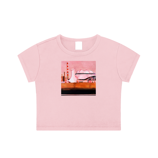 Cropped Smokestacks T-Shirt