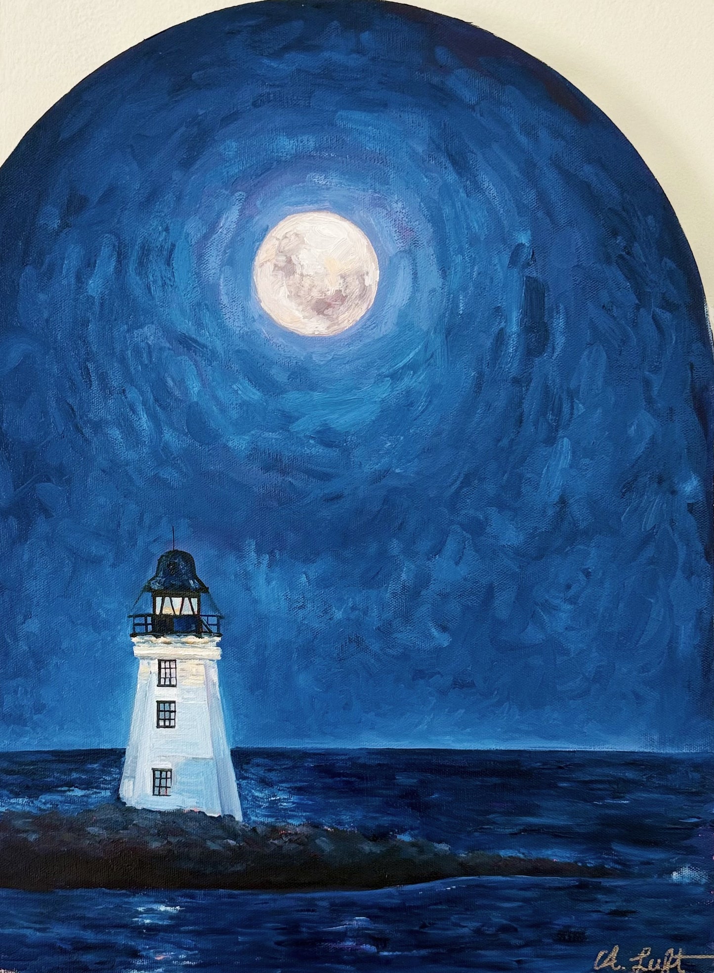 Moonrise Glow, 16x20