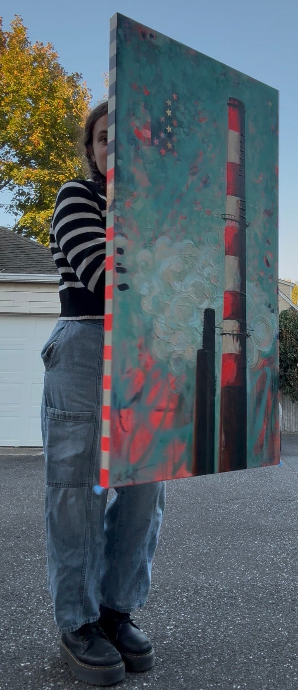 I’m Only a Quitter in Regards to Smoking, 24x48”