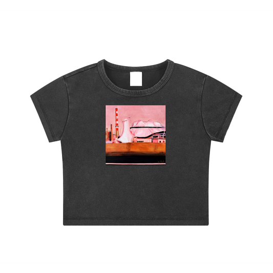 Cropped Smokestacks T-Shirt